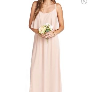 Show Me Your Mumu Dusty Blush Crisp Bridesmaid